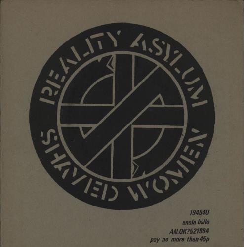 Crass Reality Asylum - 1st UK 7